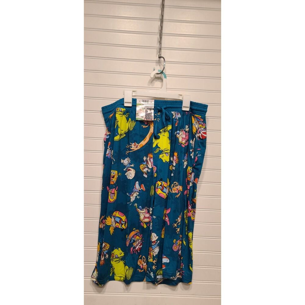 Nickelodeon Characters Mens Sleep Shorts Size XXL NWT